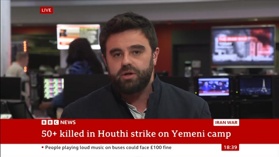 Still from BBC News at 9:30