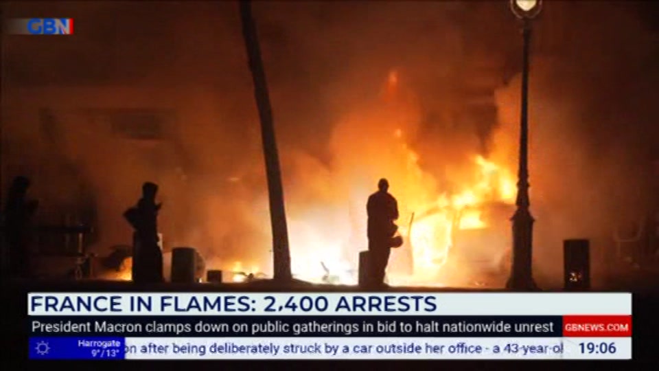 Still from GB News at 6:00