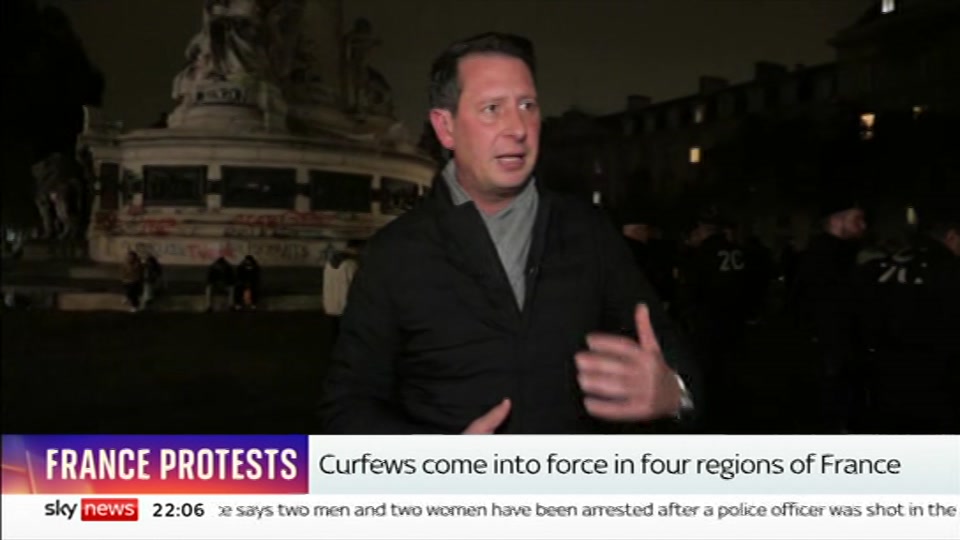 Still from Sky News at 6:30