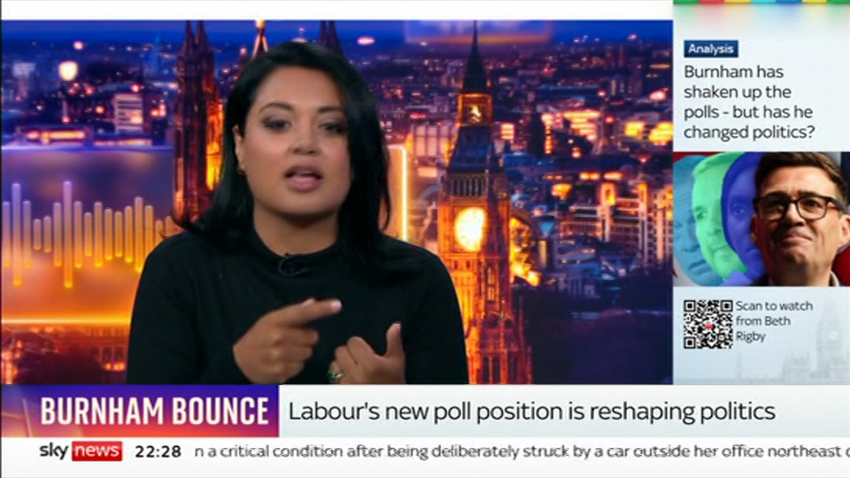 Broadcast still at 28m. Sky News, The Wrap With Anna Botting, 19 October 2026.
