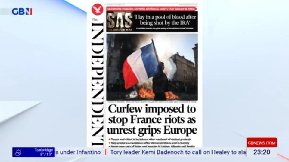 Still from GB News at 20:30