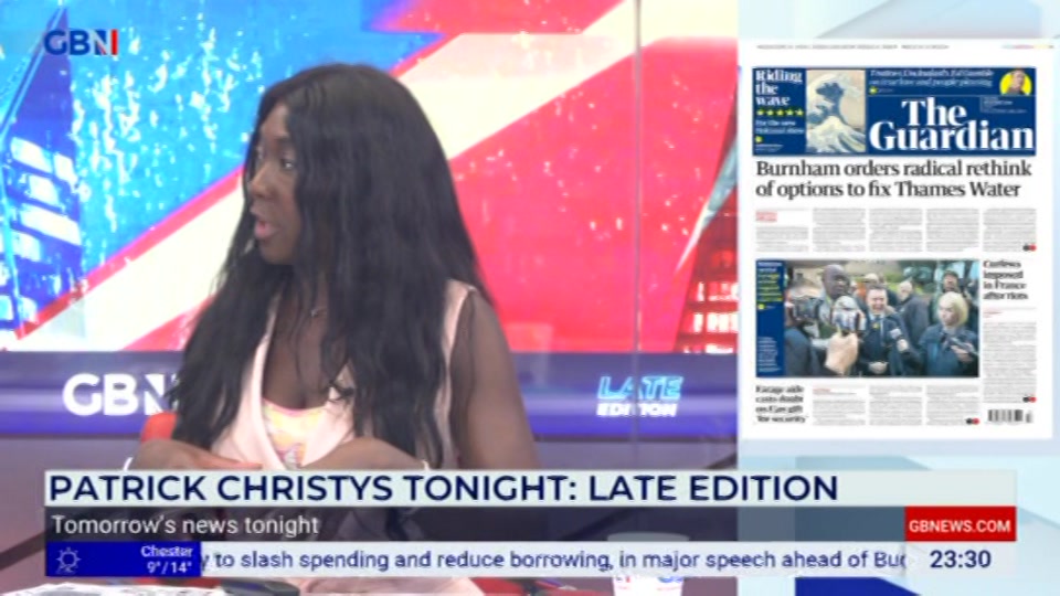 Still from GB News at 30:00