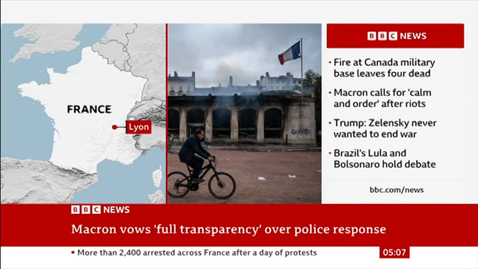 Broadcast still at 7m 30s. BBC News, 19 October 2026.
