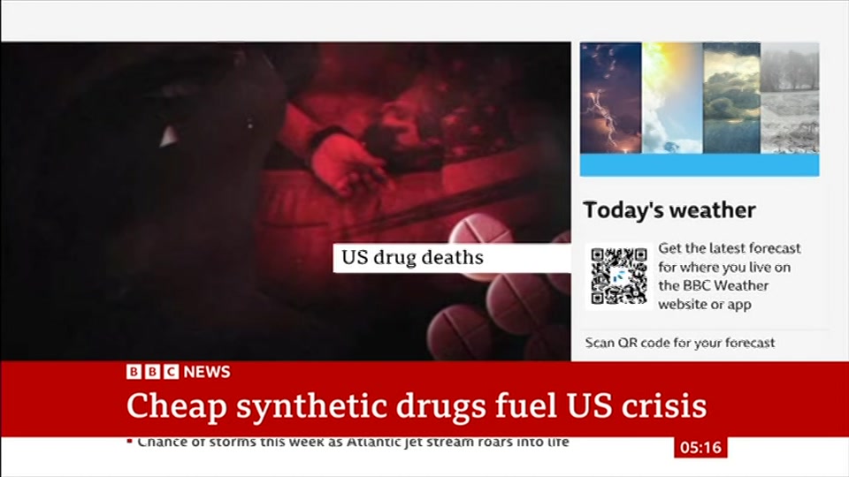 Still from BBC News at 16:00