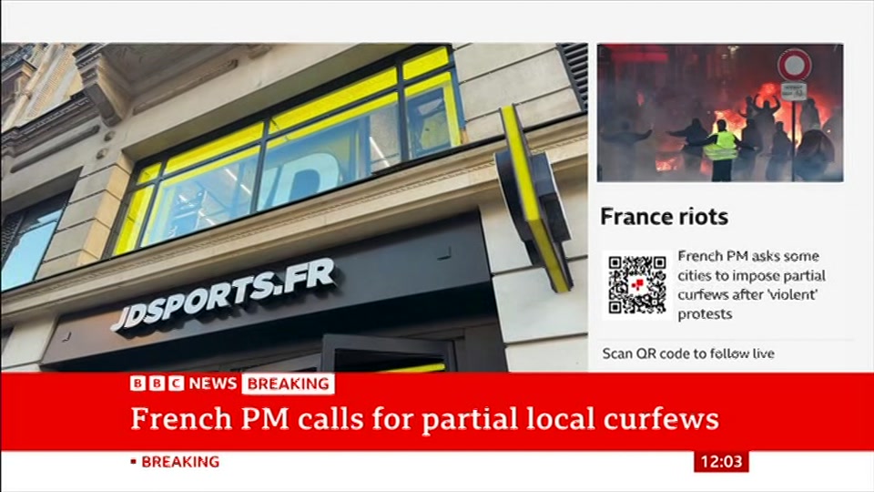 Still from BBC News at 3:30