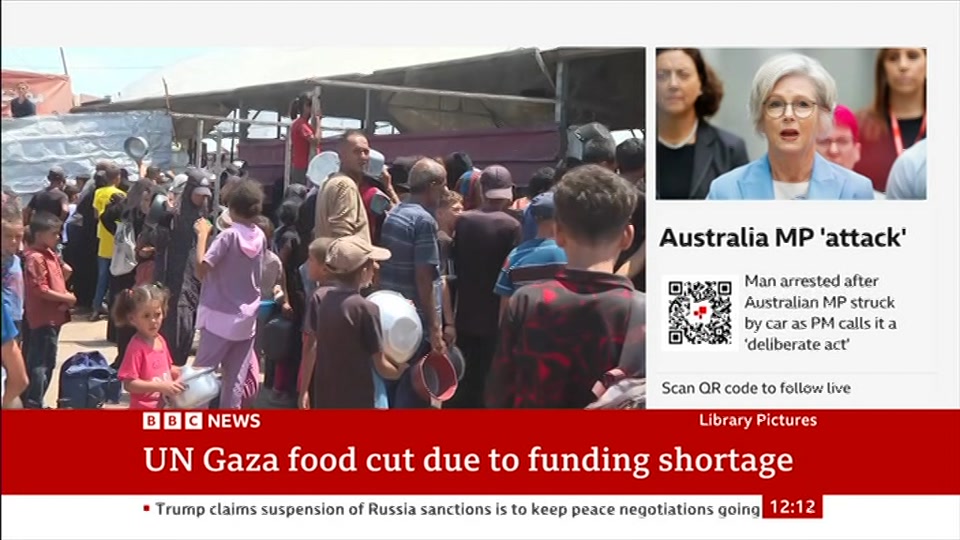 Still from BBC News at 12:00