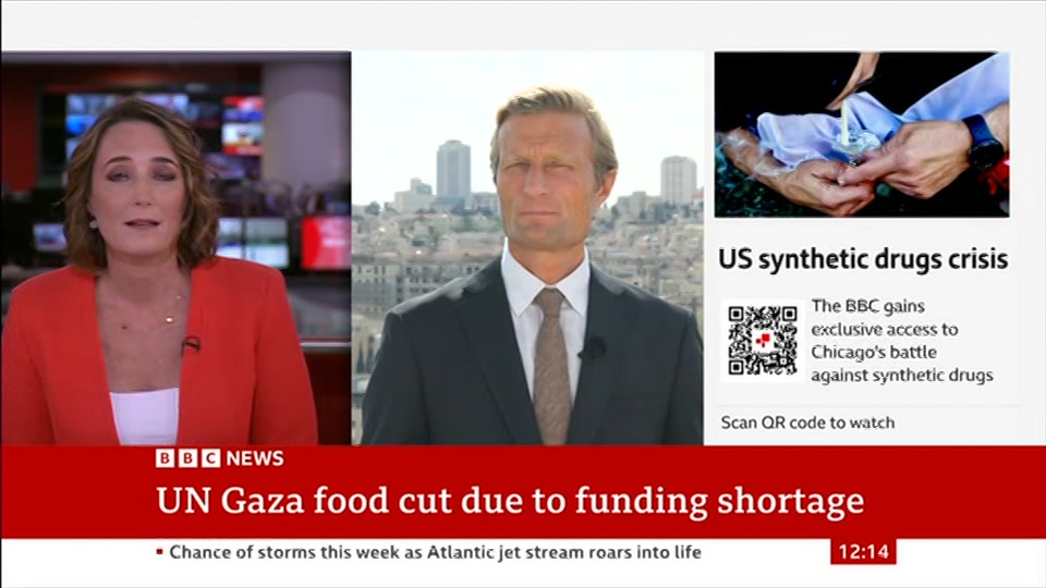 Still from BBC News at 14:00