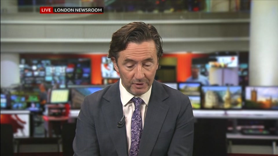 Broadcast still at 15m 30s. BBC One, BBC News at One including, 20 October 2026.