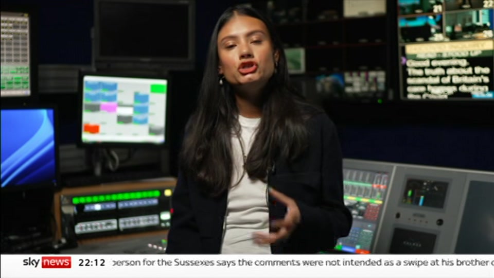 Broadcast still at 12m 30s. Sky News, The Wrap With Anna Botting, 20 October 2026.