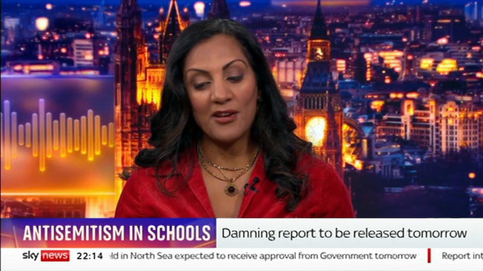 Still from Sky News at 14:00