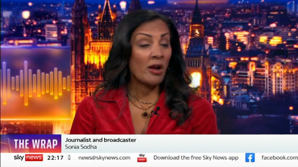 Still from Sky News at 17:00