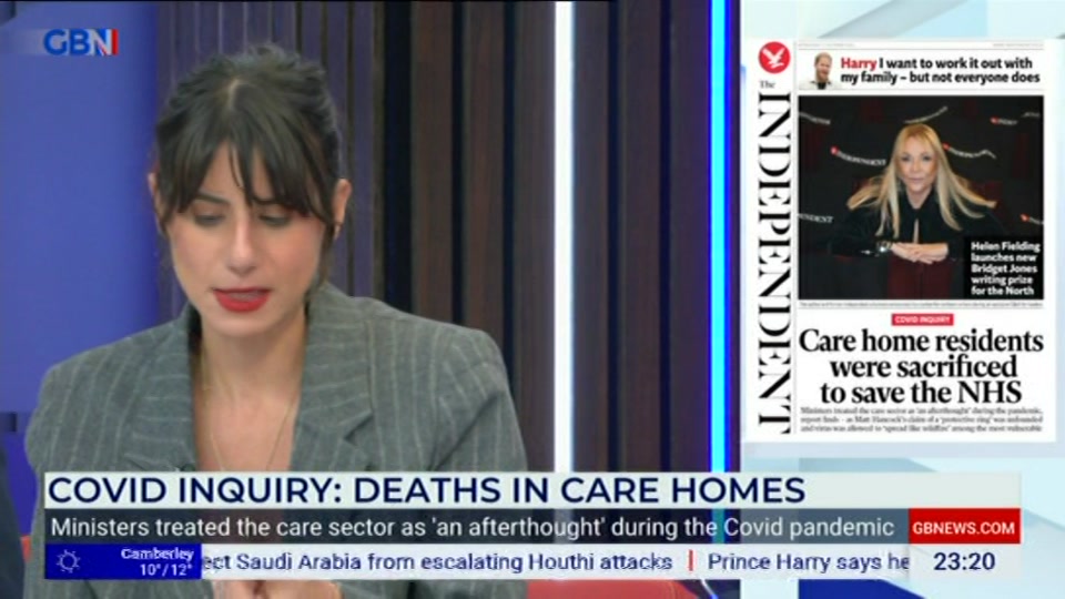 Still from GB News at 20:00