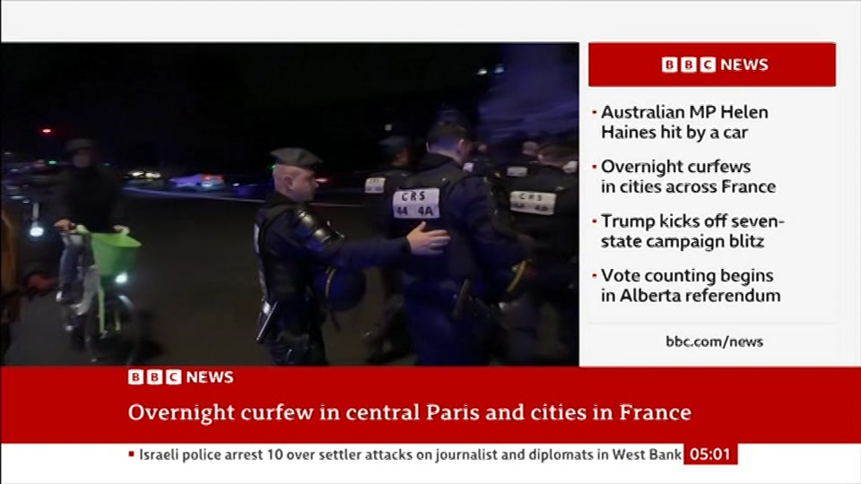 Still from BBC News at 1:30