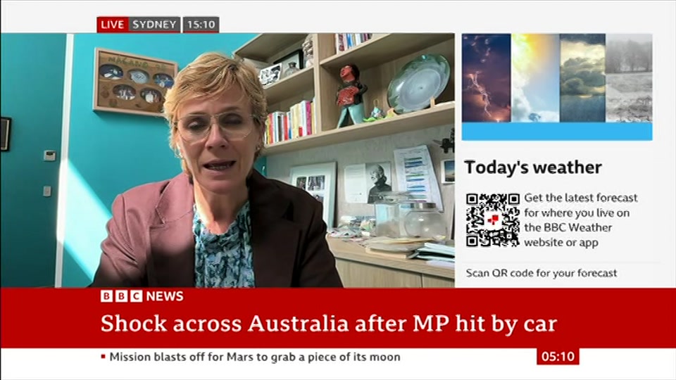 Still from BBC News at 10:00