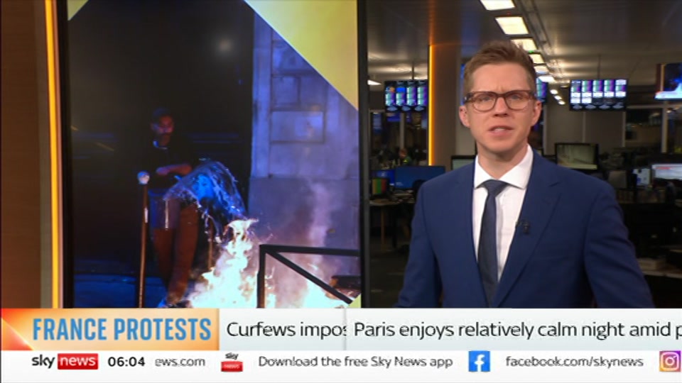 Still from Sky News at 4:00