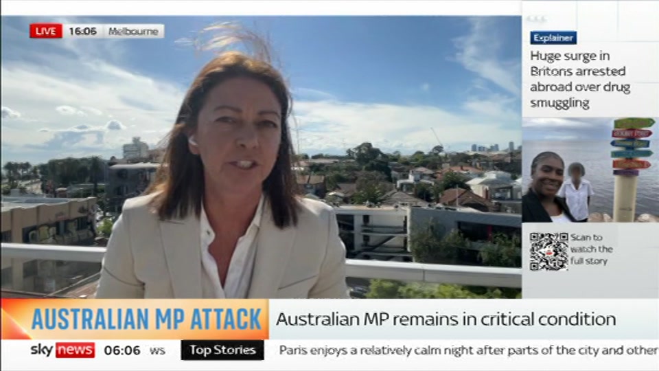 Broadcast still at 6m 30s. Sky News, Mornings, 20 October 2026.