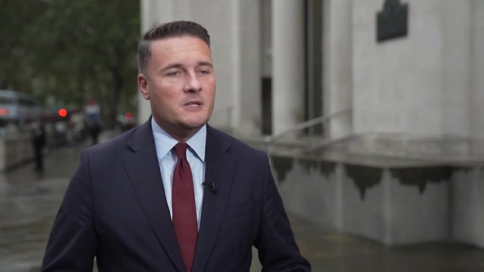 Broadcast still at 10m. ITV, ITV Lunchtime News, 20 October 2026.