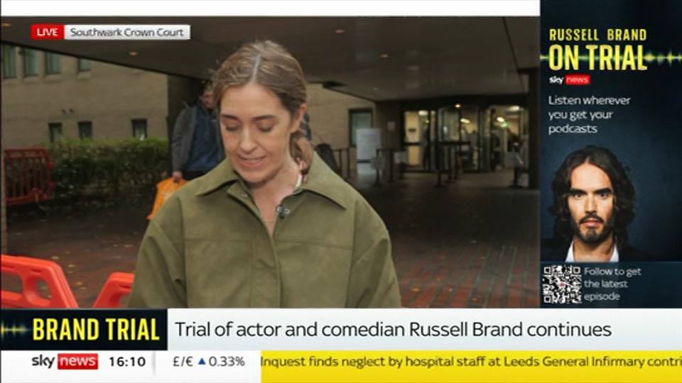 Broadcast still at 10m 30s. Sky News, Sky News Today with Jayne Secker, 20 October 2026.