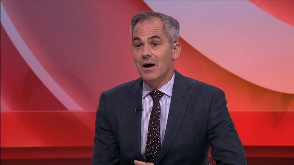 Broadcast still at 13m. BBC One, BBC News, 20 October 2026.