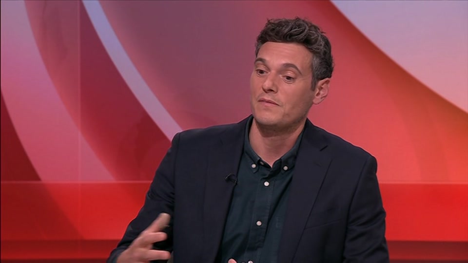 Broadcast still at 23m 30s. BBC One, BBC News, 20 October 2026.