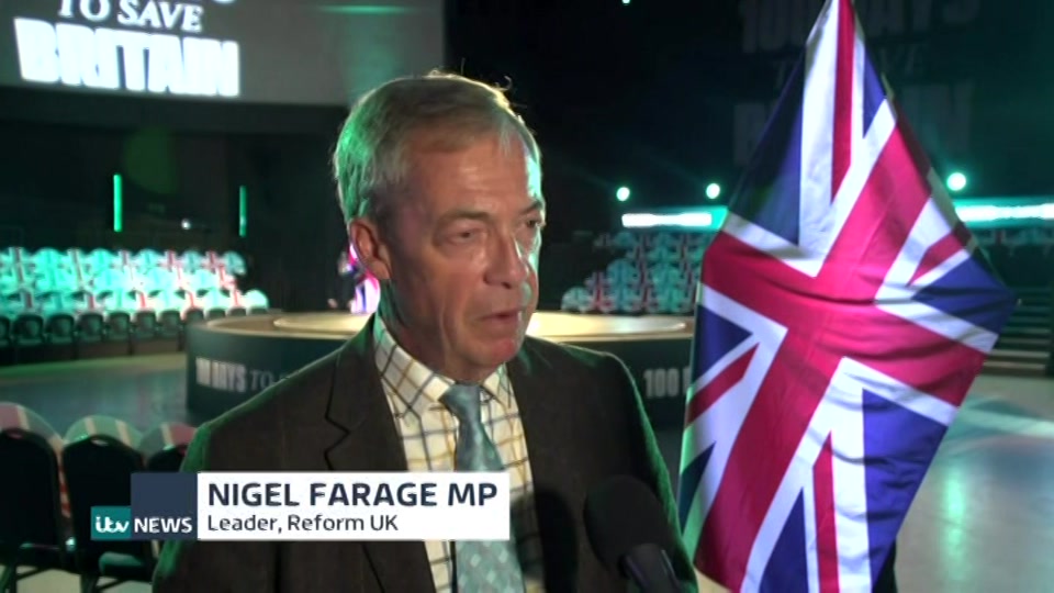 Broadcast still at 18m 30s. ITV, ITV Evening News, 20 October 2026.
