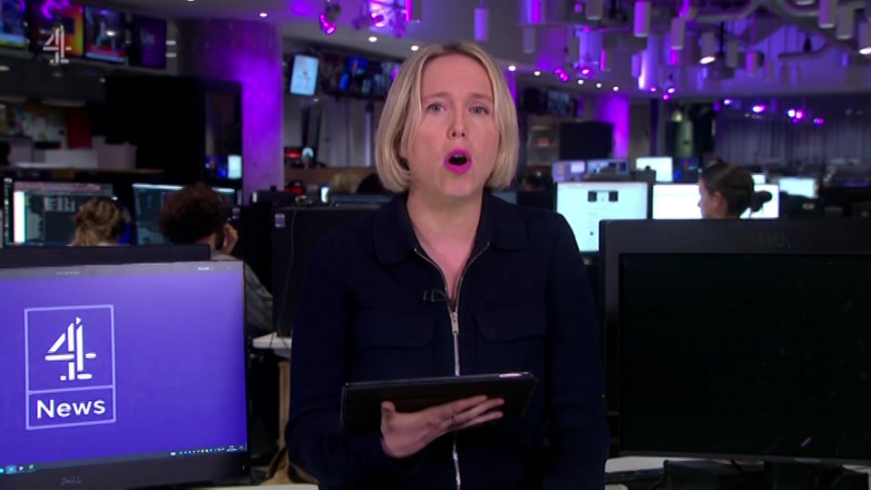 Broadcast still at 33m. Channel 4, Channel 4 News, 20 October 2026.