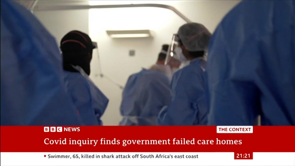 Broadcast still at 21m. BBC News, The Context, 20 October 2026.