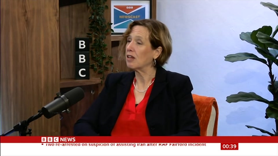 Broadcast still at 9m. BBC News, Newscast, 20 October 2026.