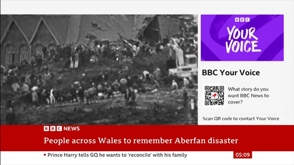 Still from BBC News at 9:30