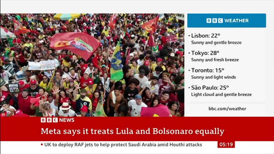 Broadcast still at 19m 30s. BBC News, 21 October 2026.