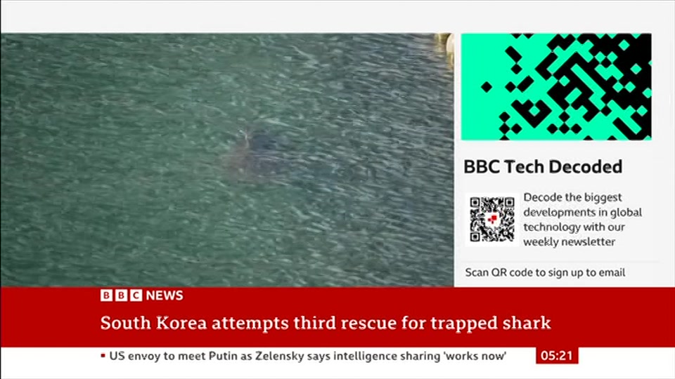 Still from BBC News at 21:30