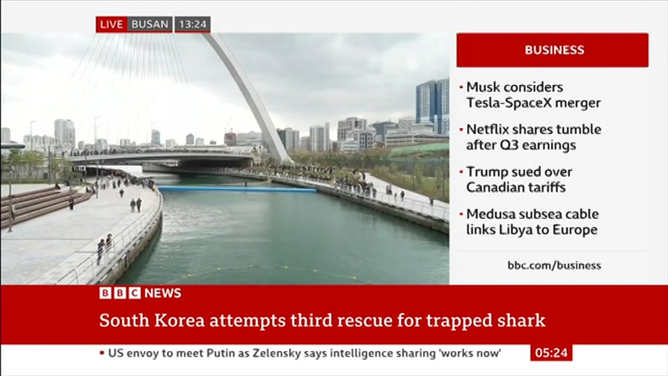 Still from BBC News at 24:00