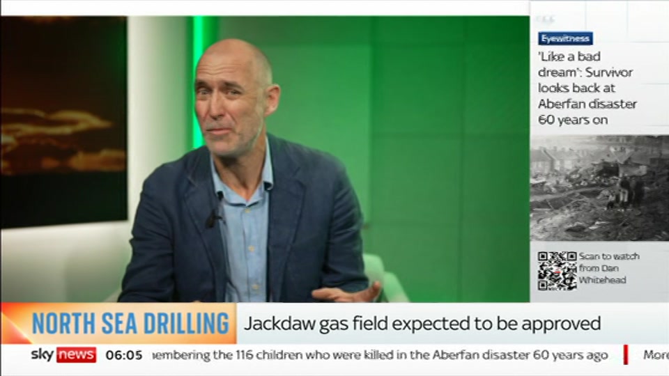 Broadcast still at 5m. Sky News, Mornings, 21 October 2026.