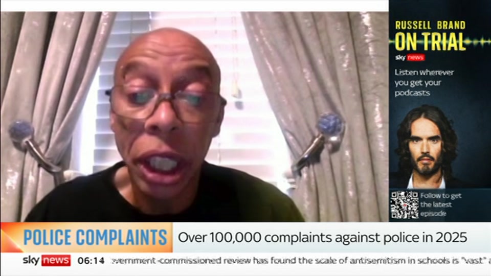 Broadcast still at 14m. Sky News, Mornings, 21 October 2026.