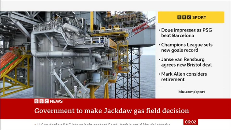 Broadcast still at 2m. BBC News, 21 October 2026.