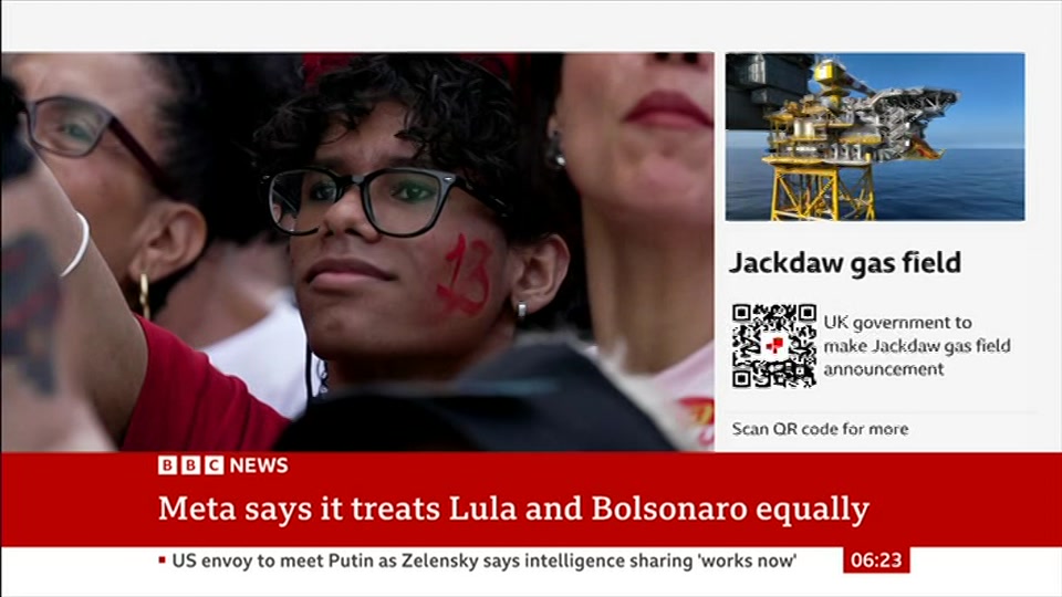 Broadcast still at 23m. BBC News, 21 October 2026.