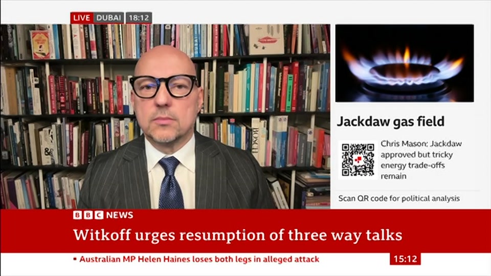 Still from BBC News at 12:00