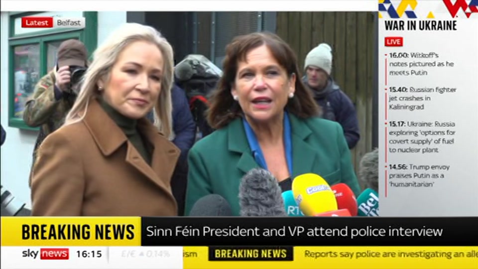 Broadcast still at 15m 30s. Sky News, Sky News Today with Jayne Secker, 21 October 2026.