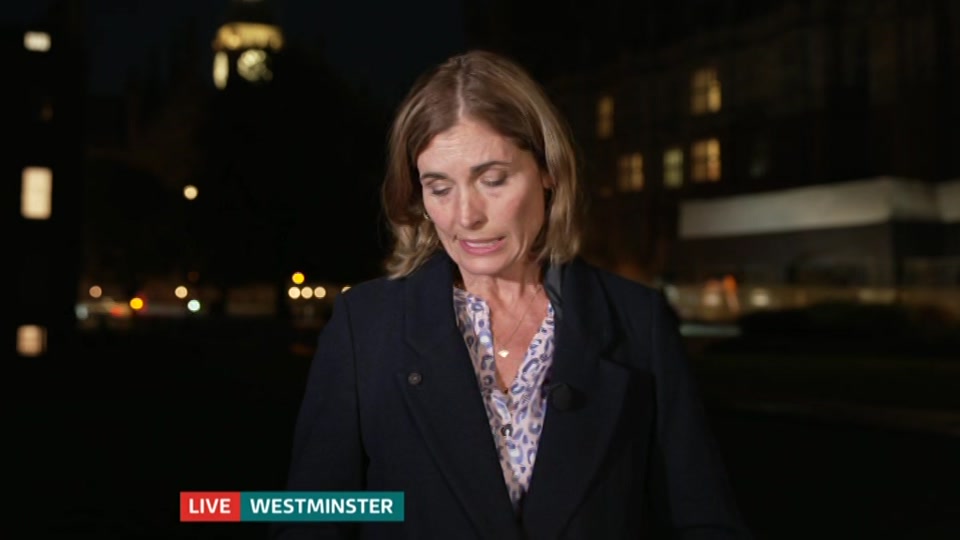 Broadcast still at 17m. ITV, ITV Evening News, 21 October 2026.