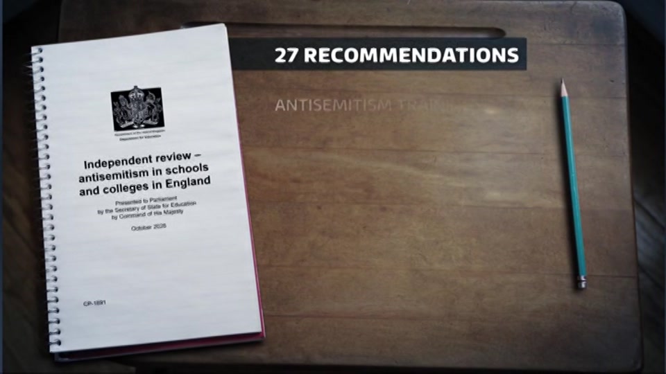 Broadcast still at 26m. ITV, ITV Evening News, 21 October 2026.