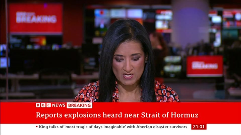 Broadcast still at 1m 30s. BBC News, The Context, 21 October 2026.