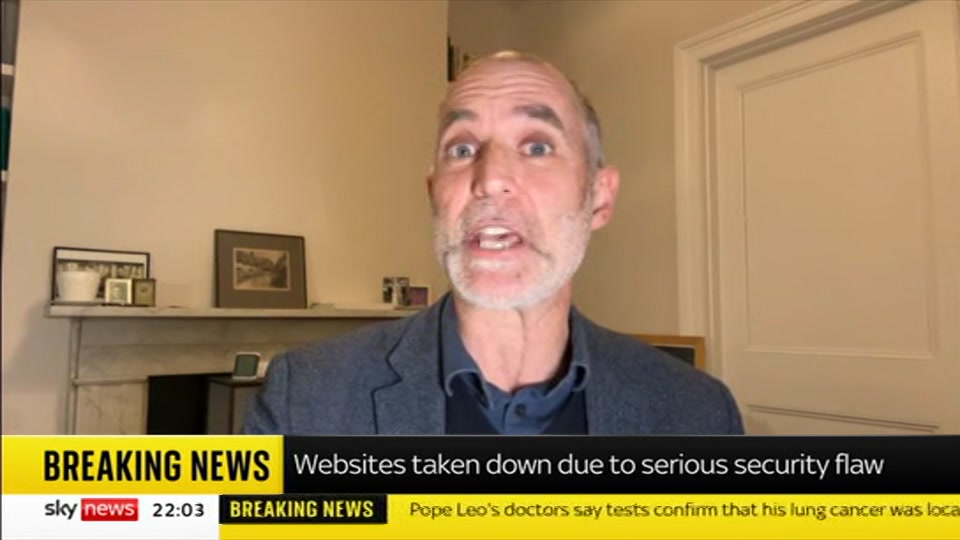 Still from Sky News at 3:30
