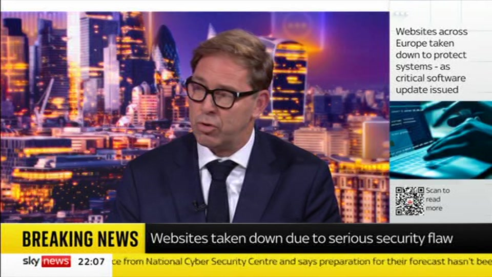 Still from Sky News at 7:00