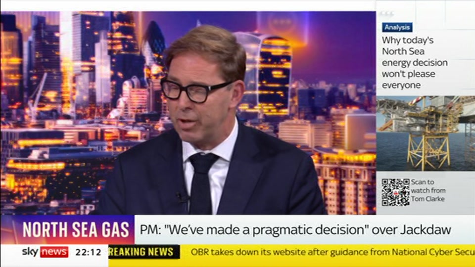Broadcast still at 12m 30s. Sky News, The Wrap With Anna Botting, 21 October 2026.
