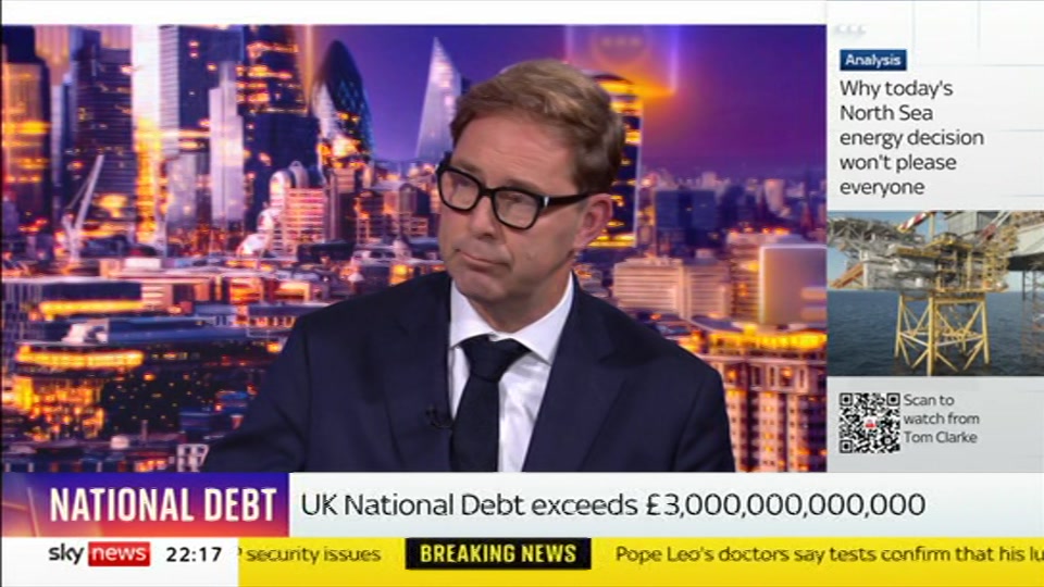 Still from Sky News at 17:30