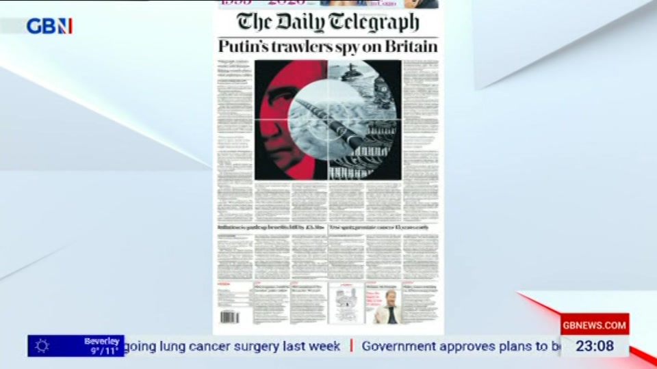 Still from GB News at 8:00