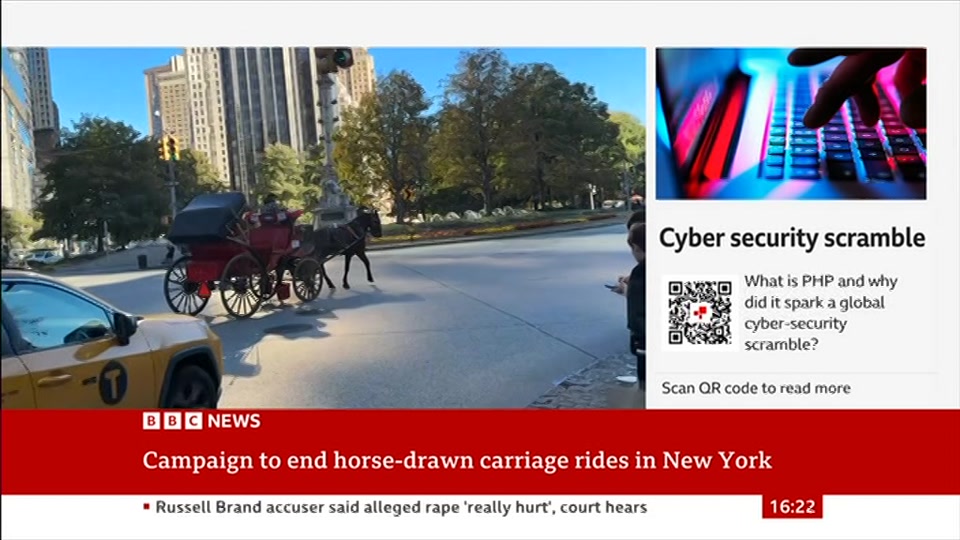Still from BBC News at 22:00
