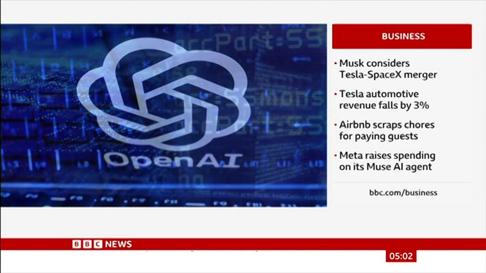 Broadcast still at 2m 30s. BBC News, 22 October 2026.