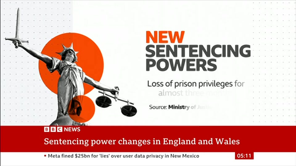 Still from BBC News at 11:00