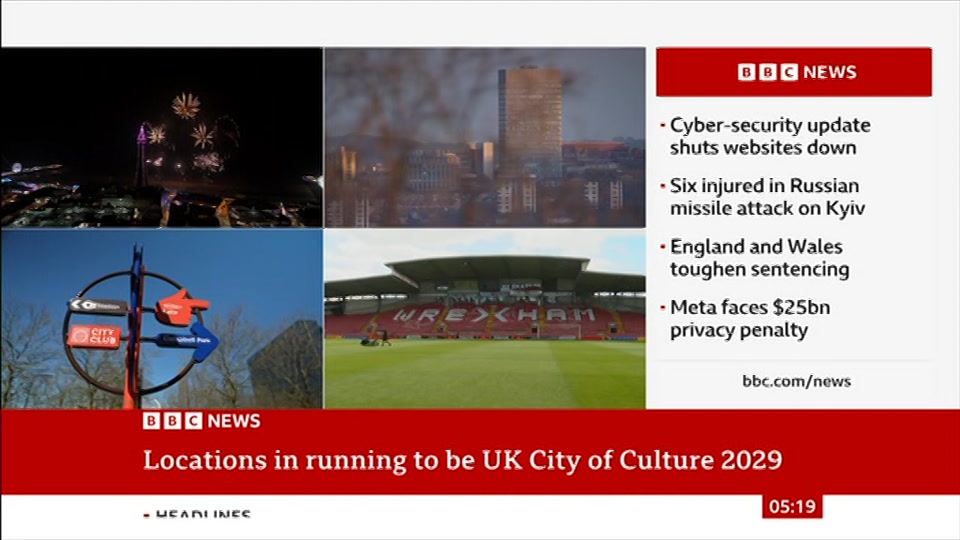 Still from BBC News at 19:00